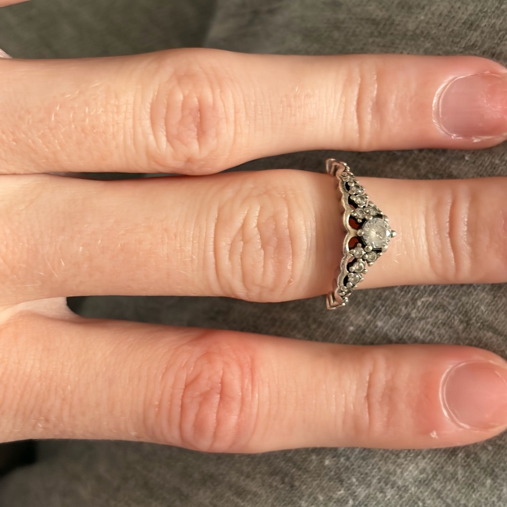Pandora Silver Tiara Ring - Picture 2 of 3